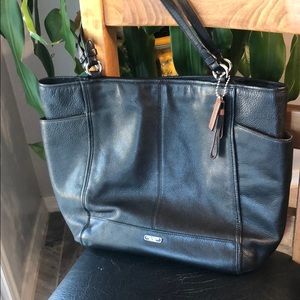 Coach leather purse